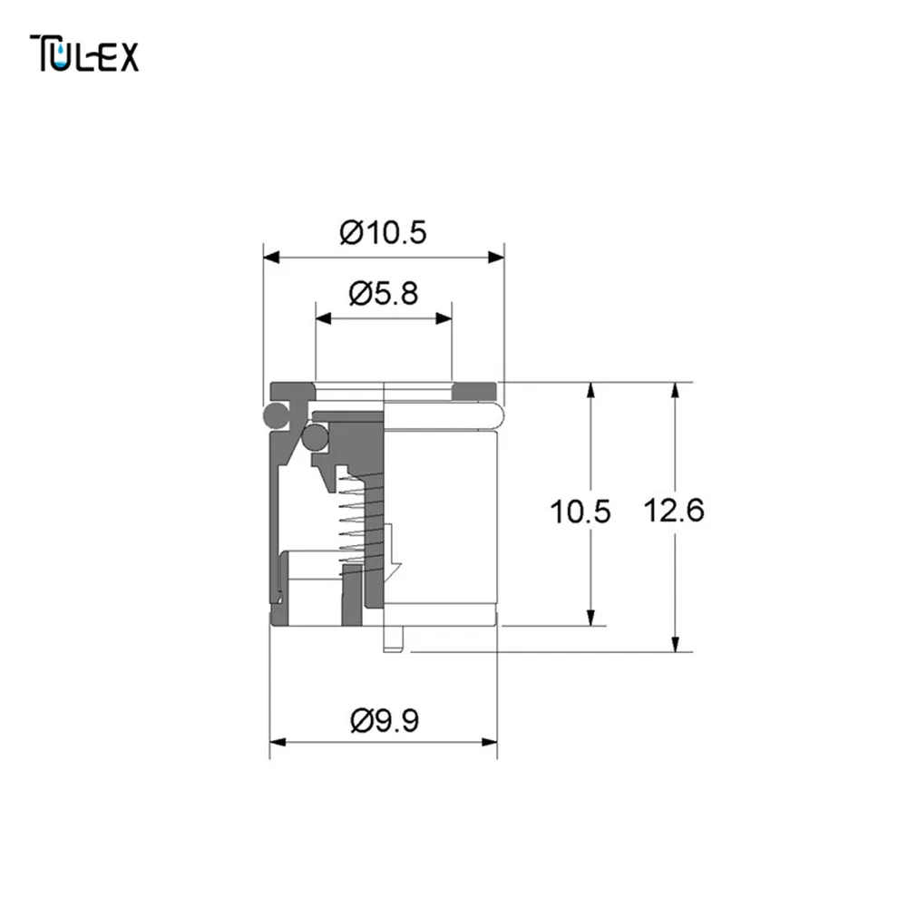 TULEX 10 мм обратный клапан для воды 3 шт./лот обратный душевой клапан запорный клапан аксессуар для ванной комнаты один способ управления водой разъем