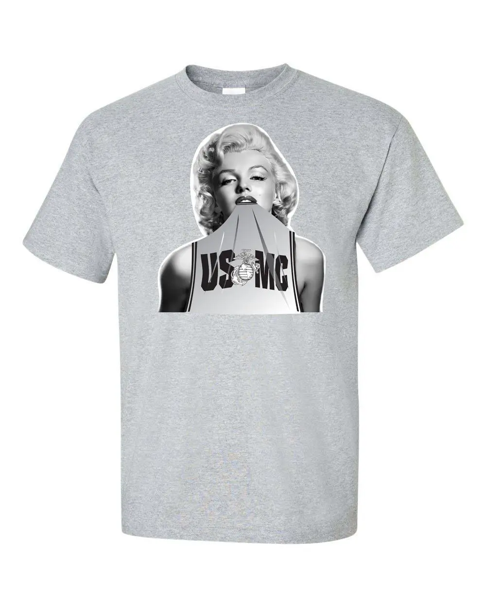 Marilyn Monroe носить морская пехота USMC рубашка логотип мужская футболка 1159New Футболка