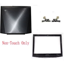 Новинка для lenovo Y50-70 верхняя жк-крышка задняя крышка и ЖК-рамка и петля для несенсорного экрана