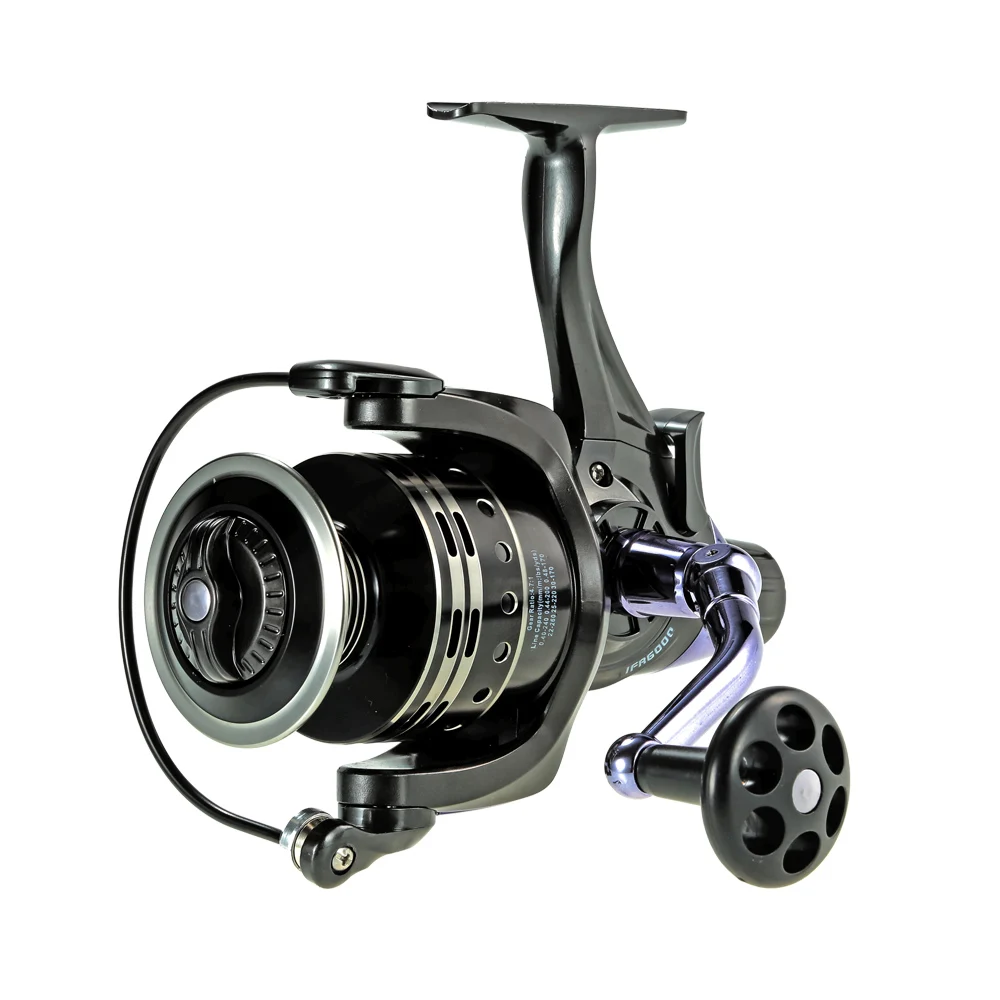 Spinning Surf Reel Fixed Spool Reel Double Drag System 11+1 Ball Bearings 5.1:1 Spinning Surf Reel Fixed Spool Reel Double Drag System 11+1 Ball Bearings 5.1:1