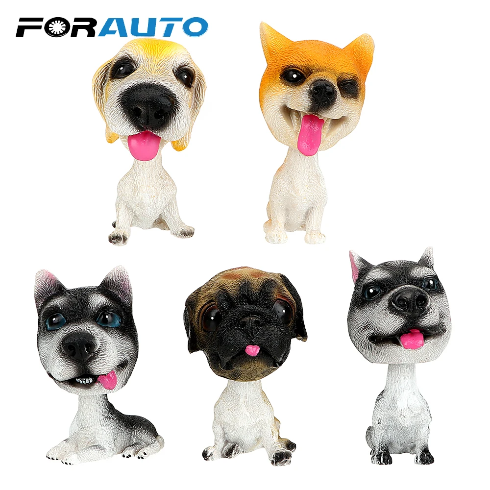 

FORAUTO Ornament Car Styling Auto Interior Accessories Dashboard Decoration Nodding Dog Shaking Head Puppy Swinging Animal Doll