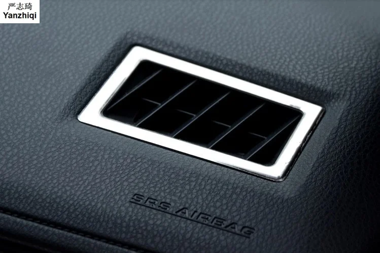 Для Toyota corolla 2014 автомобильные наклейки ABS Гальванопокрытие хромом высокое