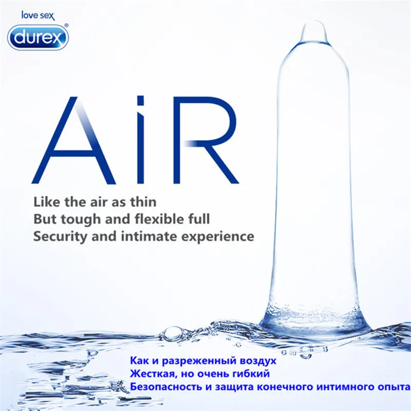Ультратонкие невидимые Презервативы Durex AiR презерватив со смазкой рукав для