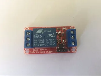 

1 Channel 24 V Board Protector Relay Module with Optocoupler High Support and Low Arduino Trip Level