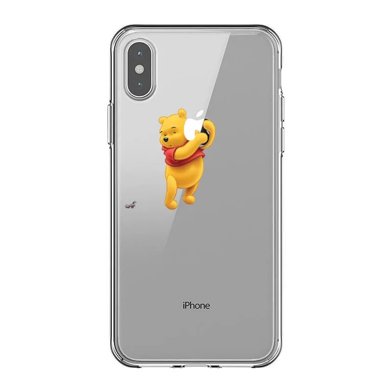 Cute Piglet Eeyore Winnie Pooh Tigger Christopher Robin Bambi Thumper Case For iPhone 5 5S SE 6 6SPlus 7 8 Plus X XS XS MAX XR