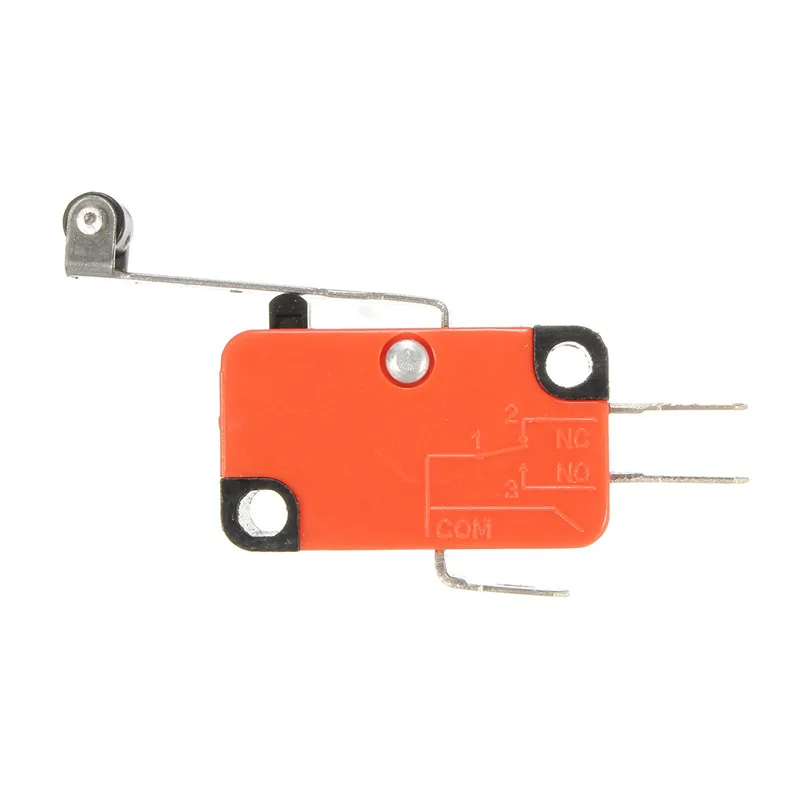 10 шт. AC125 ~ 250 В 15A 3 контакты Micro Концевой серебряный контакт переключатель SPDT мгновенного действия самое лучшее качество с длинными