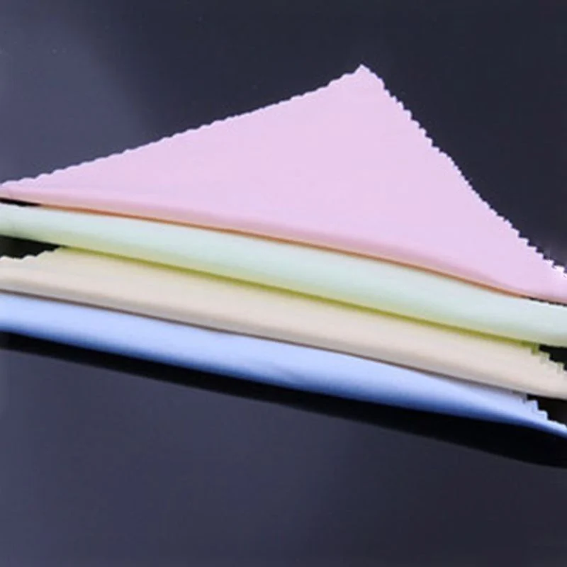10pcs Cleaning Glasses Eyeglasses Cloth Economy Sunglasses Screen Microfiber Cleaner Cloth Eyewear Accessories Random