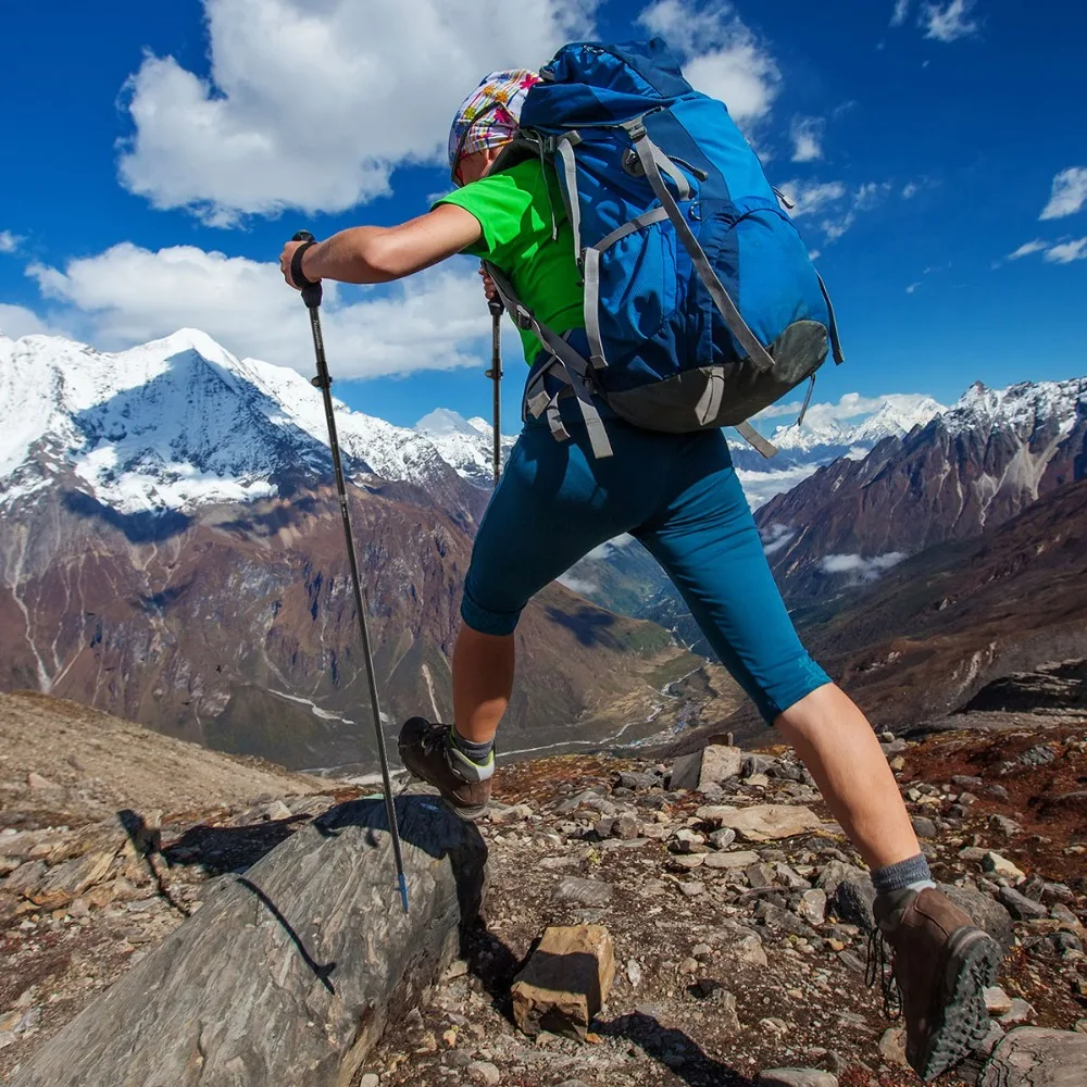 Ультралегкие трекинговые палки Naturehike из углеродного волокна 5 секций палка для