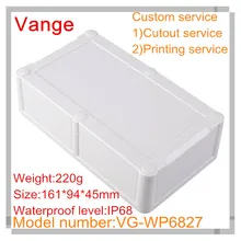 2 шт./лот закачиваемая форма для изготовления распределительная коробка 161*94*45 мм водонепроницаемый IP68 ABS пластиковый корпус Корпуса для промышленного контроля