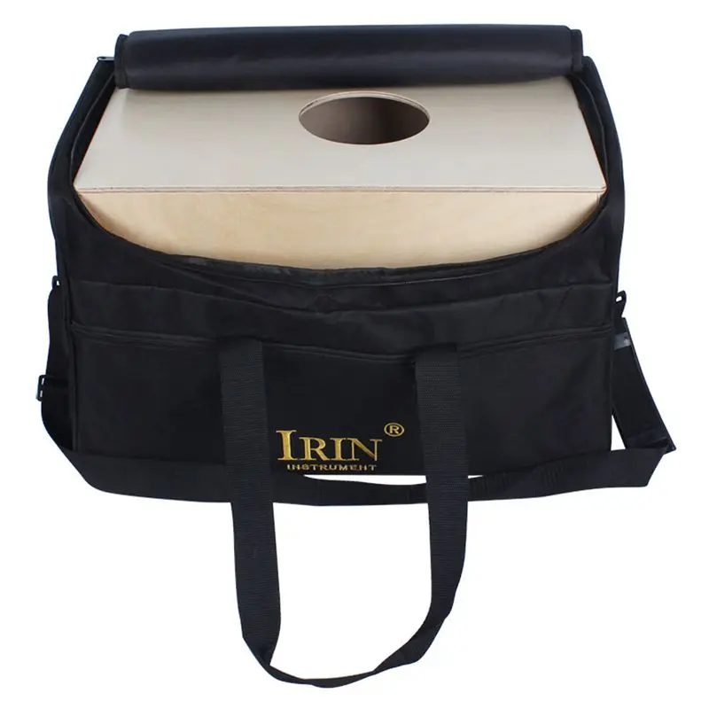 FGGS ИРИН Стандартный для взрослых Cajon коробка барабан сумка рюкзак чехол 600D ткань 5 мм хлопок подкладка с ручкой для переноски плечевой ремень