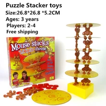 Многопользовательские обучающие игрушки с балансом настольные игры наборные сыры и мыши