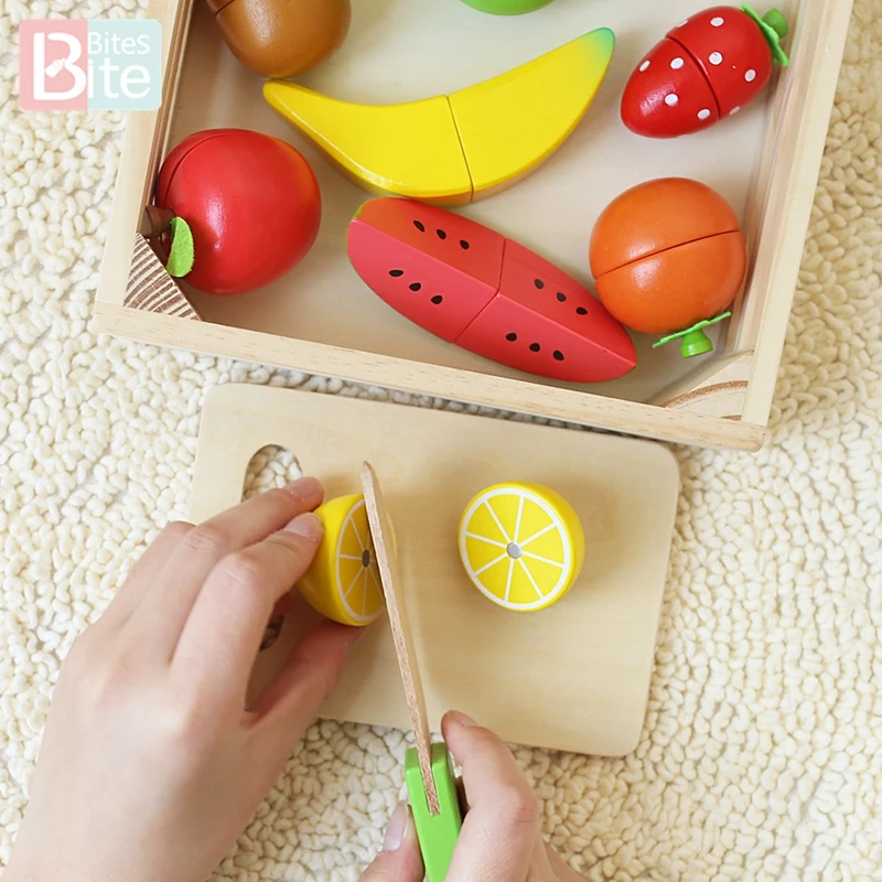 Игрушка деревянная в виде фруктов для детей|Детские кухни| |