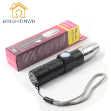 UV Lamp USB Rechargeable 3 Mode 365nm Ultraviolet Mini UV LED Flashlight Fluorescent Jade Money Detector UV Curing Light UV LED