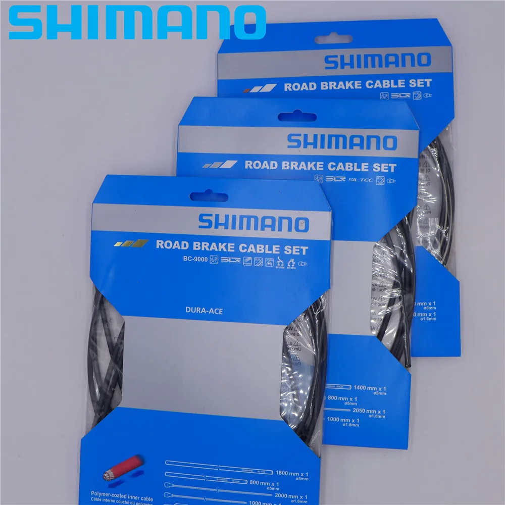 Shimano PTFE SIL-TEC Road Bike Brake Cable Housing Set Blue