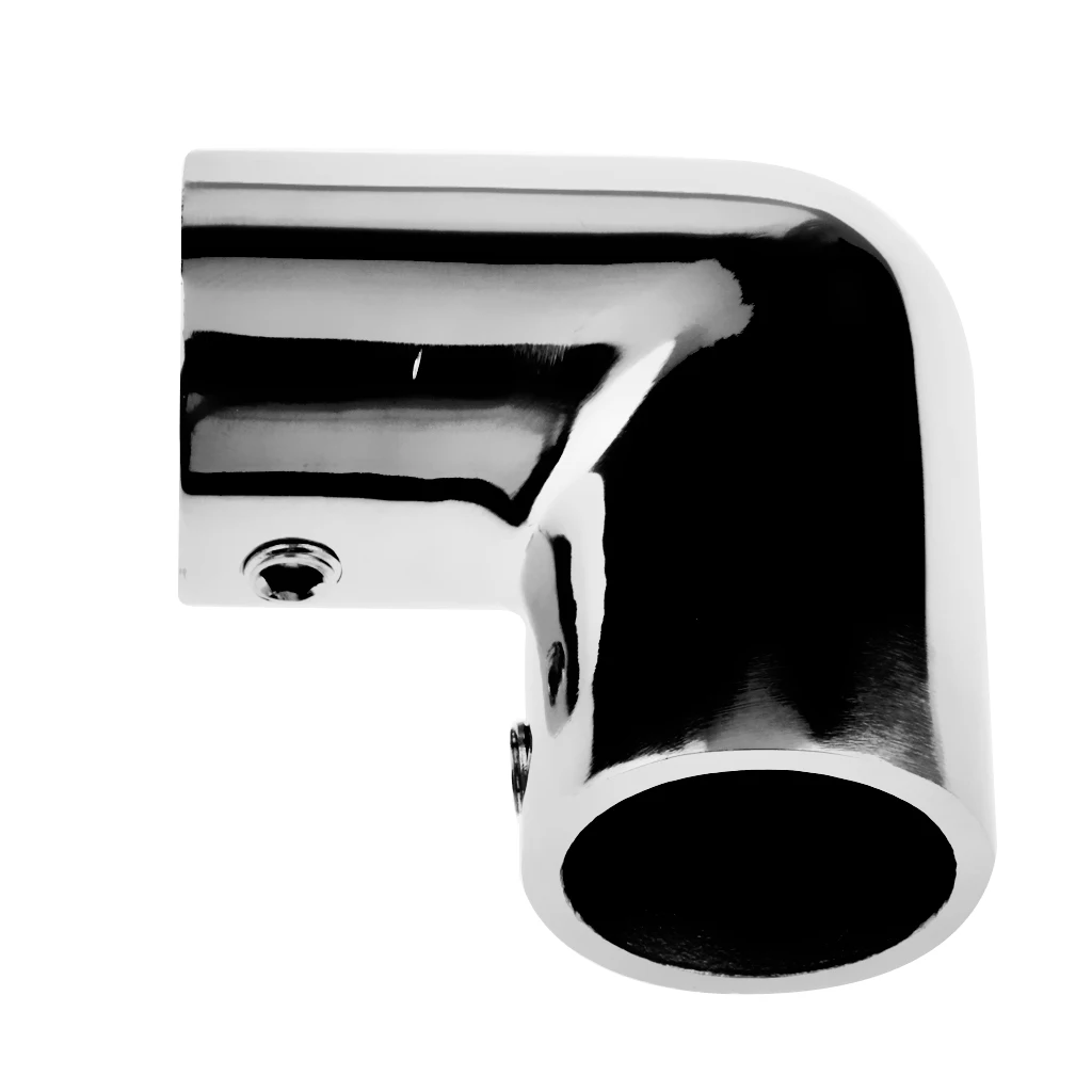 Boat Marine Hand Rail Fitting 90 Degree Elbow 316 Stainless Steel 22mm 25mm
