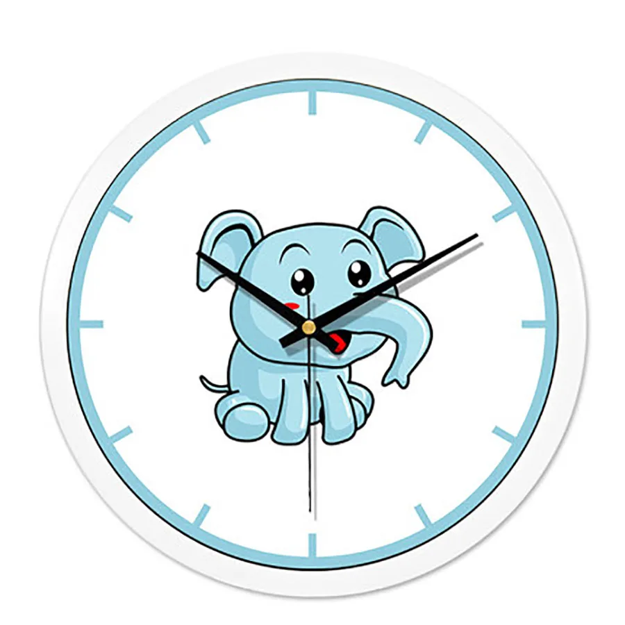 Cartoon Wall Clock 10 Inch Mute Simple Children's Room Best Selling 2019 Products Watch Pow Patrol Guess Women clocks | Дом и сад