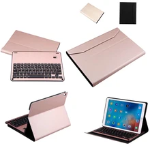 Removable Aluminum alloy Bluetooth Keyboard PU Case For Apple iPad Pro 10.5 inch Tablet PC for iPad Pro 10.5 keyboard case