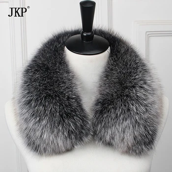 

New 100% Real Fox Fur Collar 60cm Scarf Womens Genuine Natural Fox Fur Scarves Collar