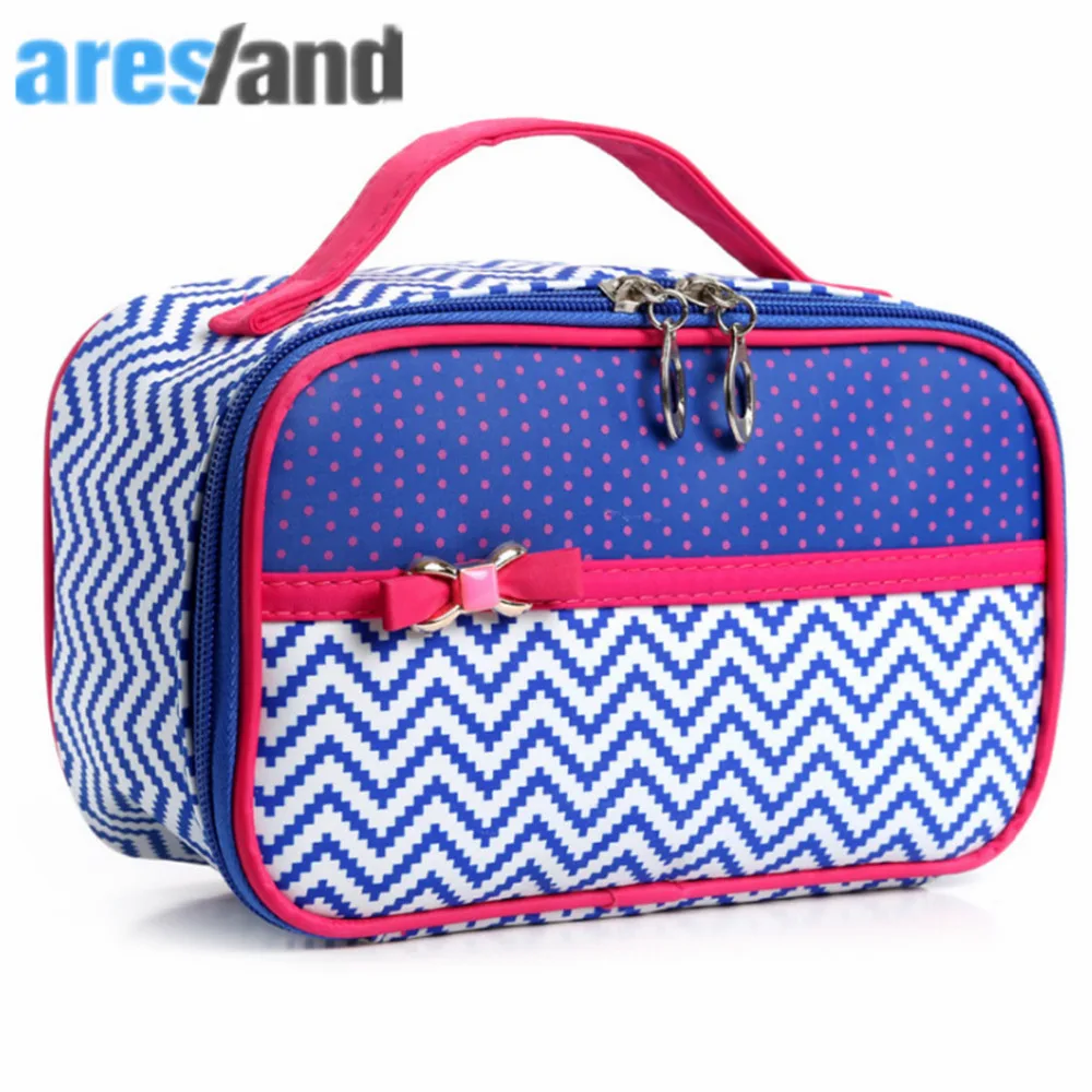 ARESLAND New Fashion Cosmetic Makeup Cosmetics Bag Case Women Travel