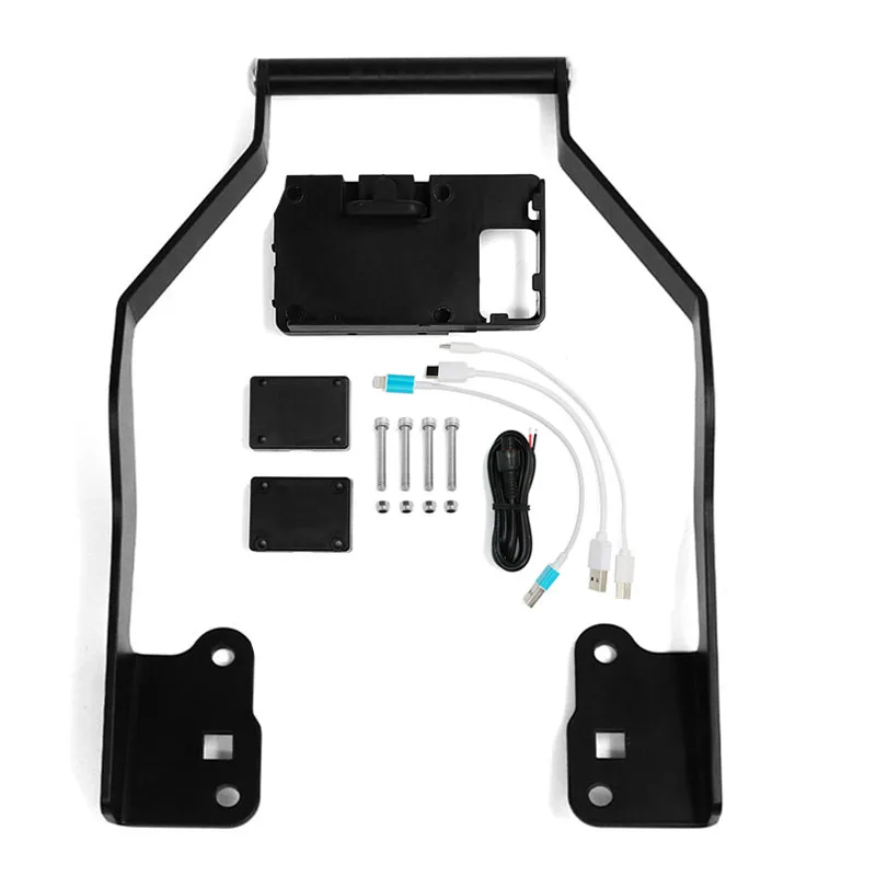 

For BMW F750GS F850GS Stand Holder Phone Mobile Phone GPS Navigation USB charging Plate Bracket mount f750 gs f 850gs 2018 2019