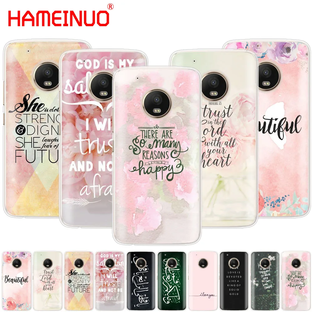 HAMEINUO Pink memories case phone cover For Motorola Moto X4 E4 C G6 G5