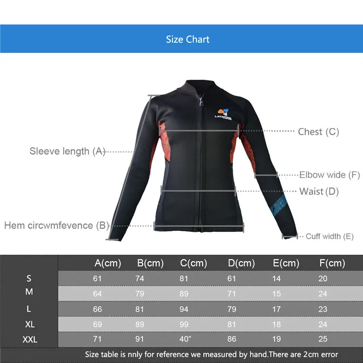 LayaTone гидрокостюм Топ женский 3 мм неопрен водолазный костюм Топ куртка для серфинга Дайвинг топ с длинными рукавами каноэ кайк бег костюм куртка