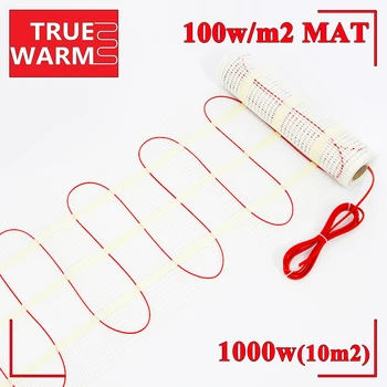 

10SQM 100W/M2 Free Shipping Underfloor Heating Mat/Film For a Warm Flooring With 10Years Warranty, Wholesale T100-10.0