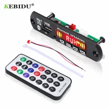 KEBIDU Bluetooth MP3 płytka dekodera WMA MP3 odtwarzacz z pilot USB TF FM moduł radiowy wsparcie kolor ekran nagrywania