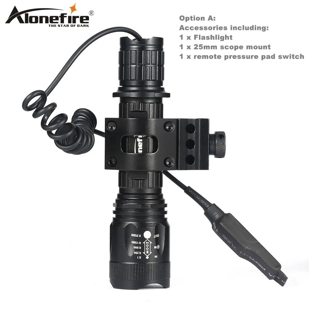 AloneFire TK400 тактический фонарь CREE светодиодный фонарь XM-L2 linternas водонепроницаемый охотничий фонарь - Цвет: Бежевый