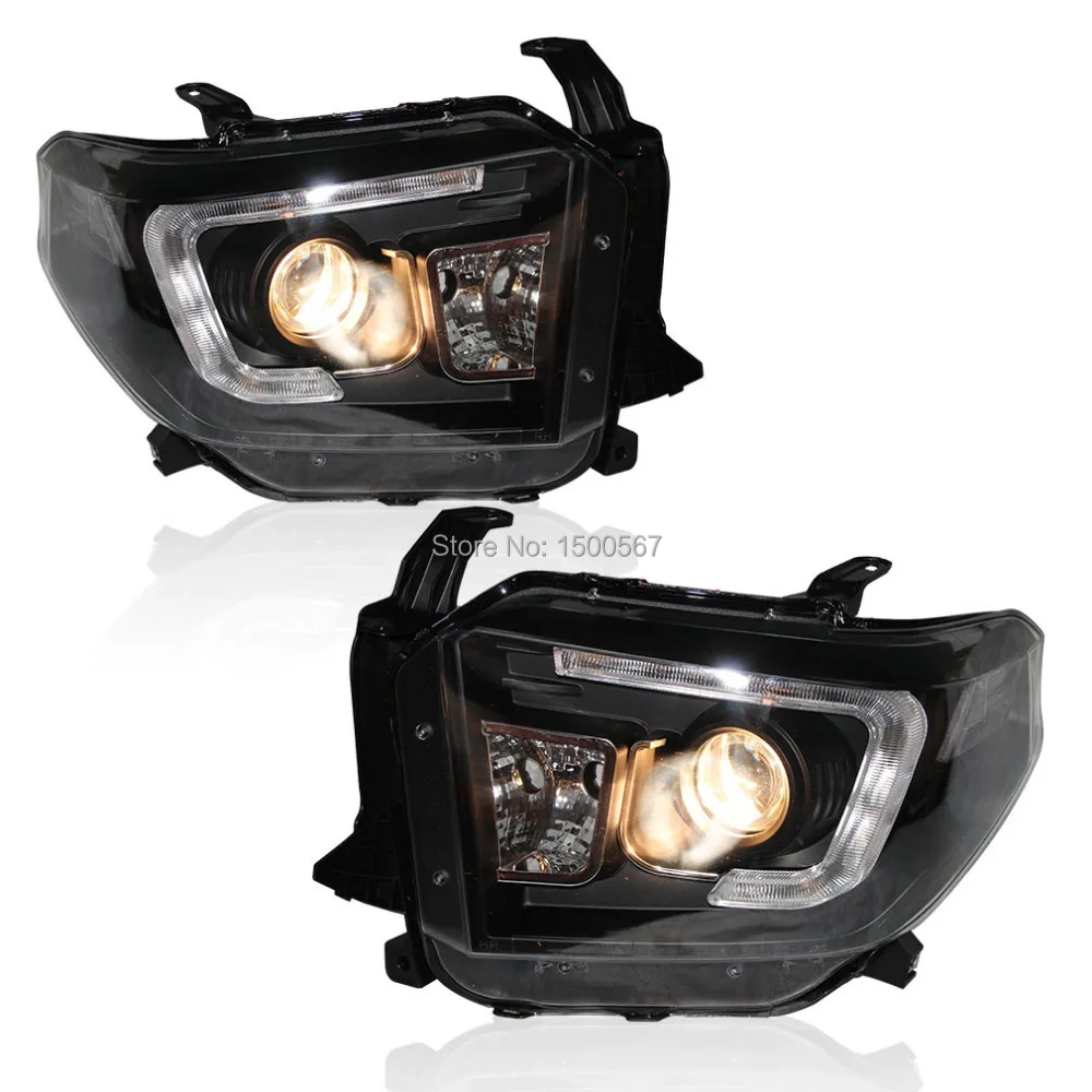 For Toyota Tundra Headlight 2013 2014 2015 Headlamps With Bi Xenon