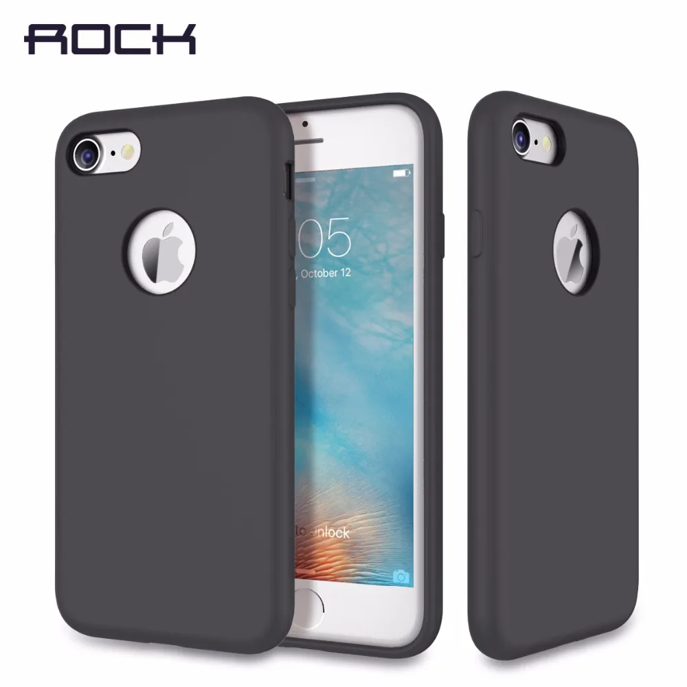 bilder für ROCK Silikon Fall für iPhone 7/7 Plus Anti Schock Schutz Telefon Fall für iPhone7 abdeckung bilder für ROCK Silikon Fall für iPhone 7/7 Plus Anti Schock Schutz Telefon Fall für iPhone7 abdeckung