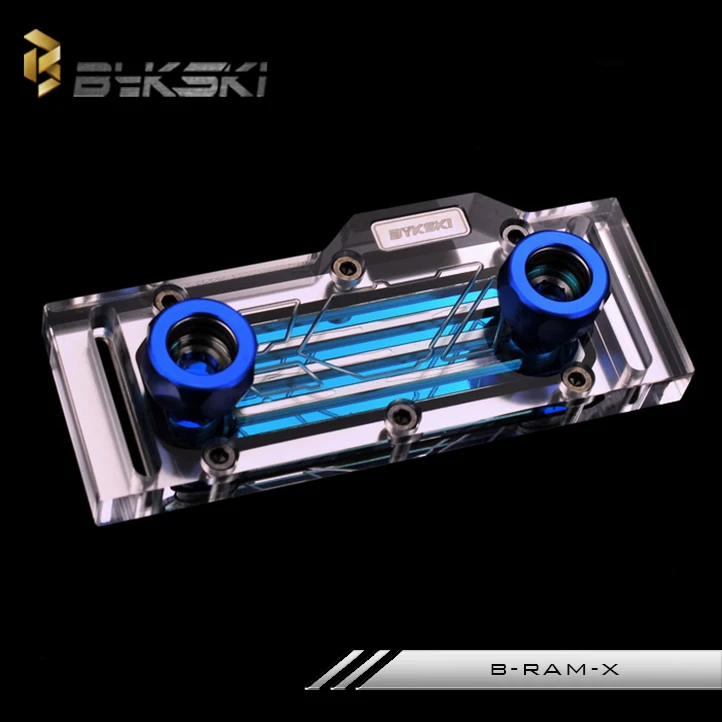 Bykski B-RAM-X/M-XPH-CU acrylic water-cooling block RAM Double-channel / Four-channel compatible water-cooling kit