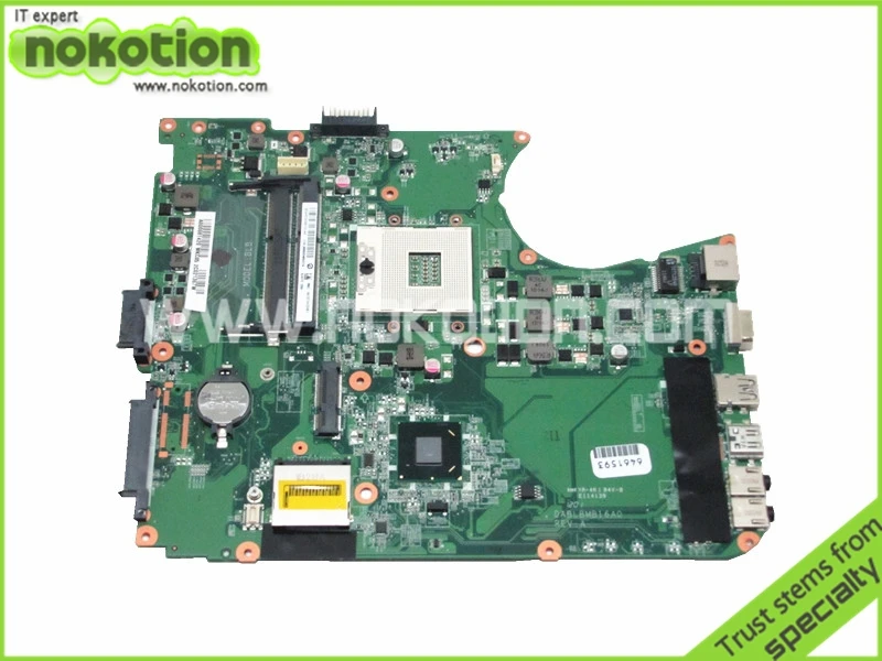

NOKOTION A000081420 Laptop motherboard For Toshiba Satellite L750 L755 hm65 ddr3 Socket pga989 DABLBMB16A0