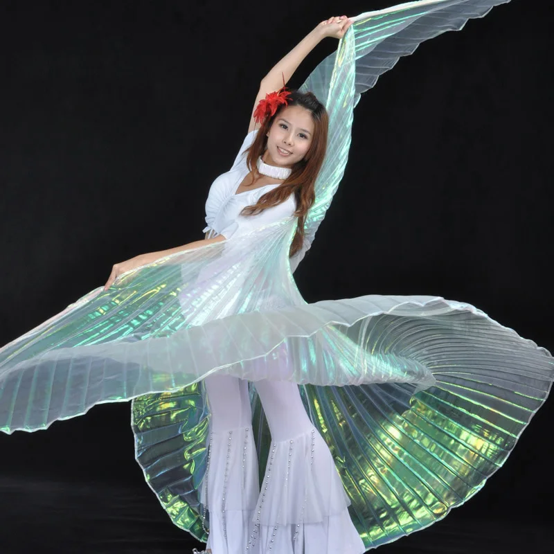  9 Colors Egypt Belly Dance Stage Performance Props Dance Accessories Egyptian Wings  Belly Dance Isis Wings 360 Degree (3)
