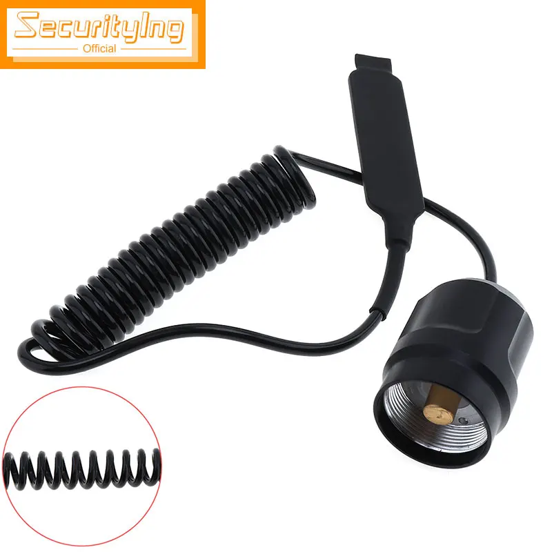 

SecurityIng Remote Pressure Switch for Light C8/C2 Q5/R5/T6 LED Switch Controller Torch Flashlight Switch For Hunting