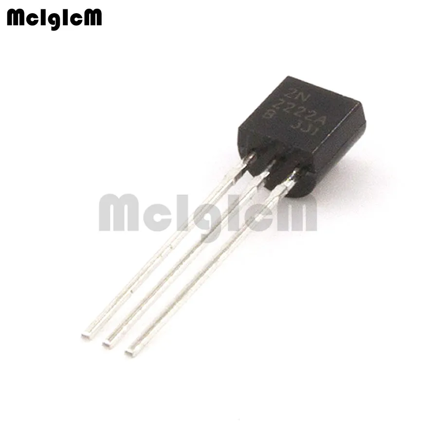 MCIGICM 5000pcs 2N2222A in-line triode transistor NPN switching transistors TO-92 0.6A 30V NPN 2N2222