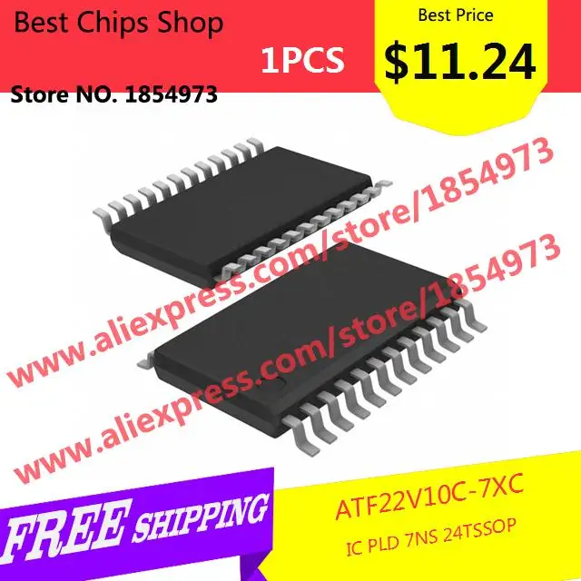 Free Shipping 1PCS=$11.24 Diy Integrated Circuits ATF22V10C 7XC IC PLD ...