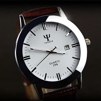 

Fashion Brand Watch Ristos Men's Quartz Watch 2020 YAZOLE Mens Watches Sport Military Leather Watches Men relogio masculino