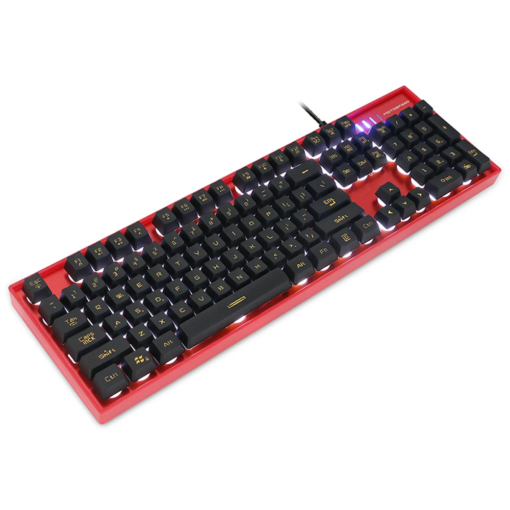 Motospeed K10 эргономичная мультимедийная профессиональная игровая клавиатура для