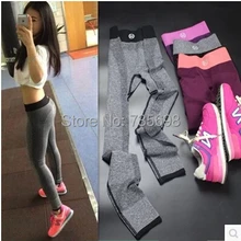 women coolmax running Jogging tights fitness yoga workout pants sports skinny leggings body building Training Dry Fit trousers