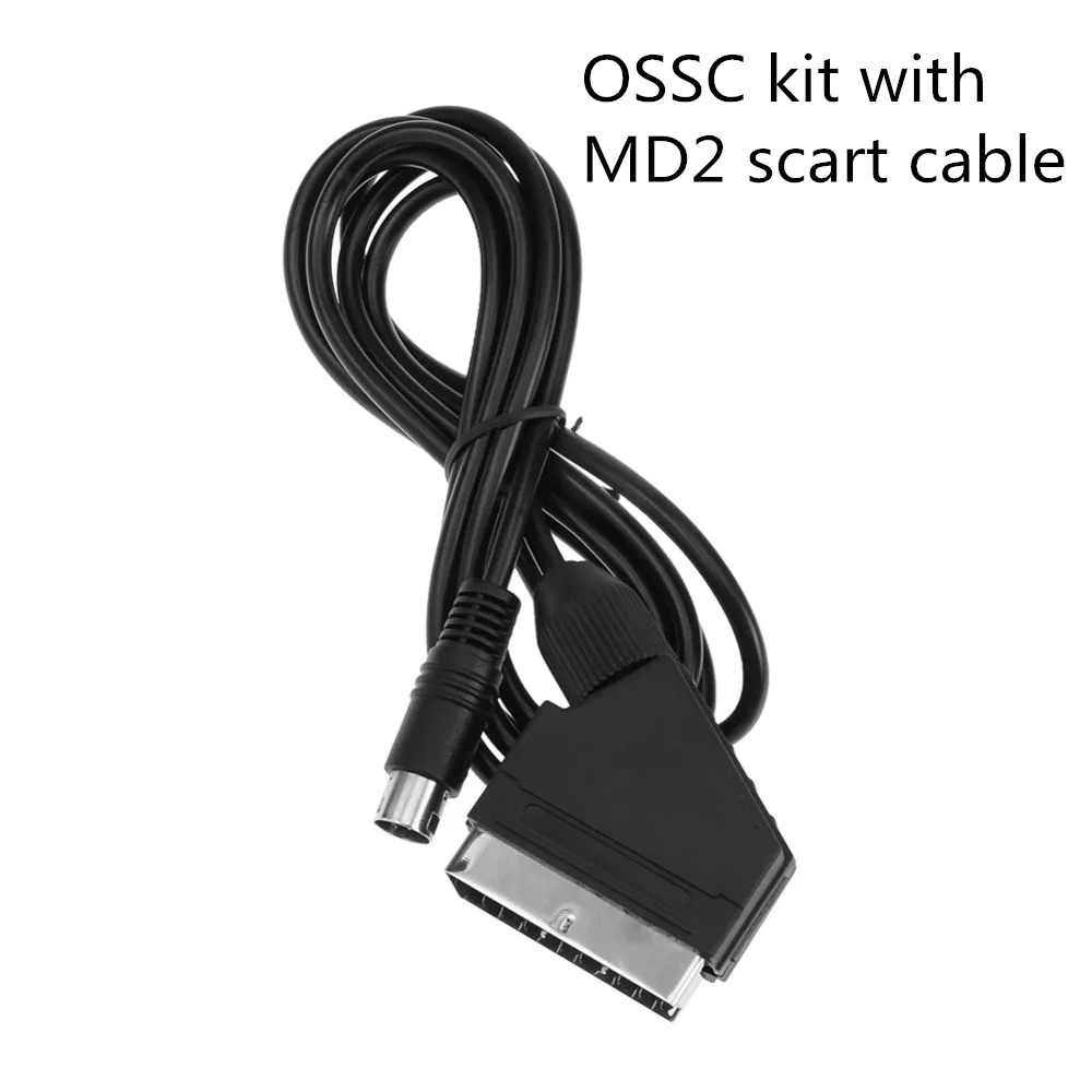 Bitfunx OSSC HDMI конвертер адаптер Комплект для ретро игровых консолей PS2/SEGA/Saturn/nintendo 64/PC Engine/playstation 2 - Цвет: 0SSC with MD2 scart