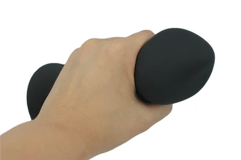 100% medical silicone black dildo very thick 55mm L 16 cm 10 speeds vibrating penis anal butt anal plug sex toy dildo vibrator 6