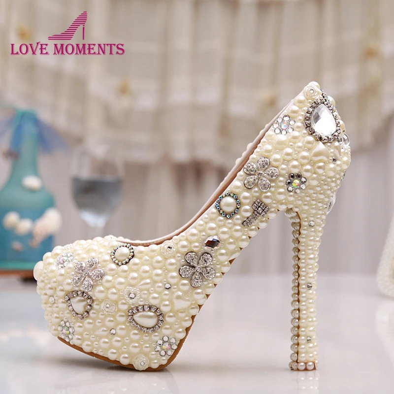 Wholesale Best Quality Amazing Elegant White Ivory Pearl Party Prom