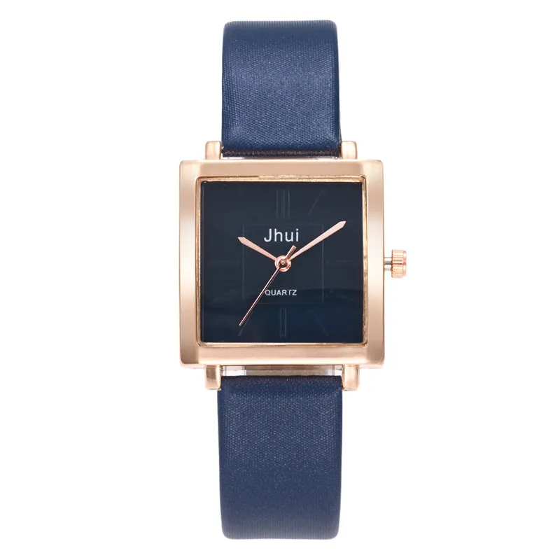 

High quality ladies watch simple square dial ladies watch dress ladies watch quartz leather ladies watch gift dames horloges #W