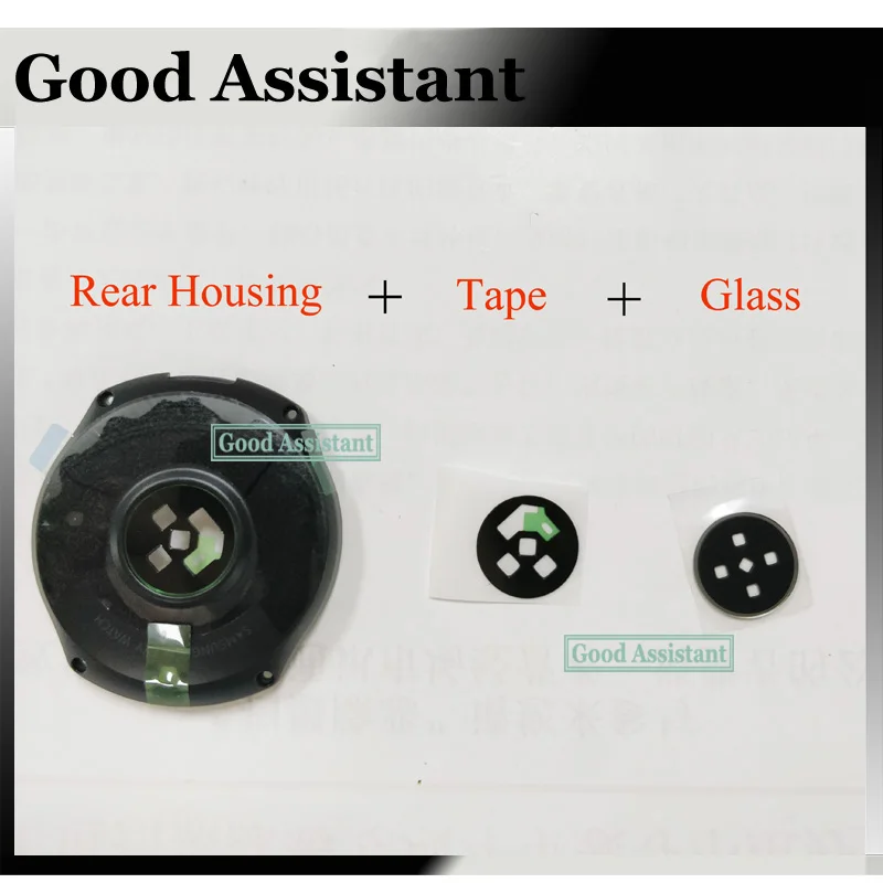 

Replacement For Samsung Gear S4 SM-R800 R800 SM-R810 R810 Rear Back Glass lens LensCover Case Shell Repair Parts