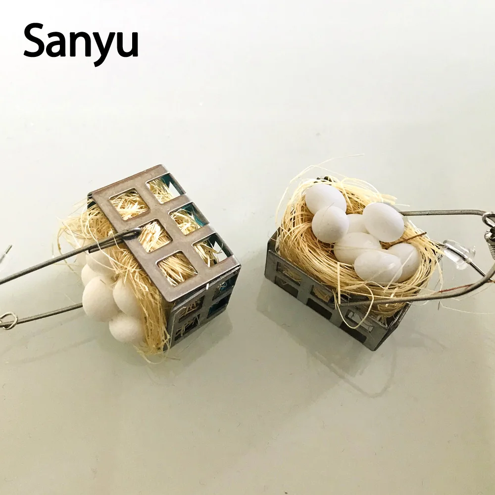 

1 PCS Funny Exaggerated Mini Egg Basket Fun Earrings Female Creative Handmade Brincos New Christmas Party Personalized Earrings