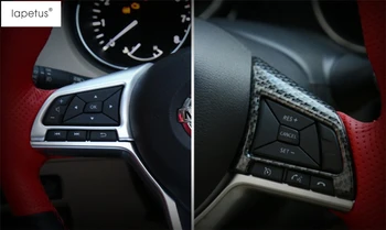 

Lapetus Accessories Fit For Nissan X-Trail X Trail T32 Rogue 2014 - 2020 Car Steering Wheel Button Frame Molding Cover Kit Trim