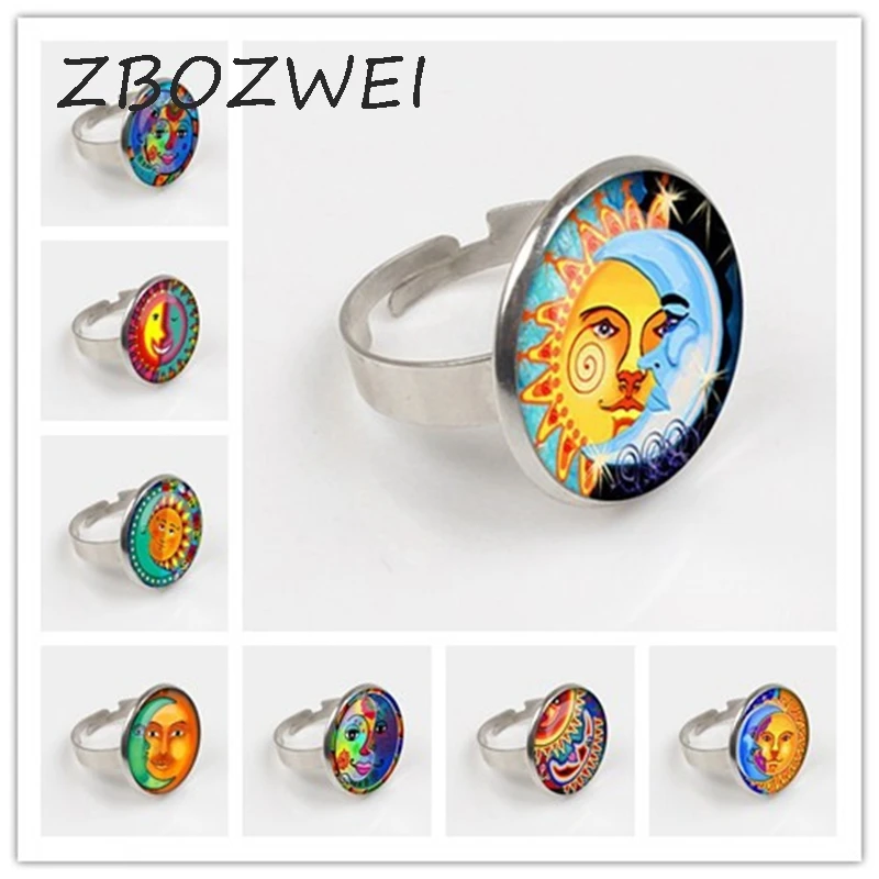 Винтажный знак Солнца и Луны ZBOZWEI 2018 ювелирные изделия символ любви подарок для