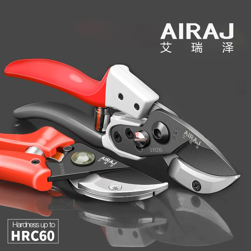 AIRAJ Garden Pruning Shears Gardening Tools Shear Grafting Tools Fruit Tree Pruning Bonsai Garden Shears