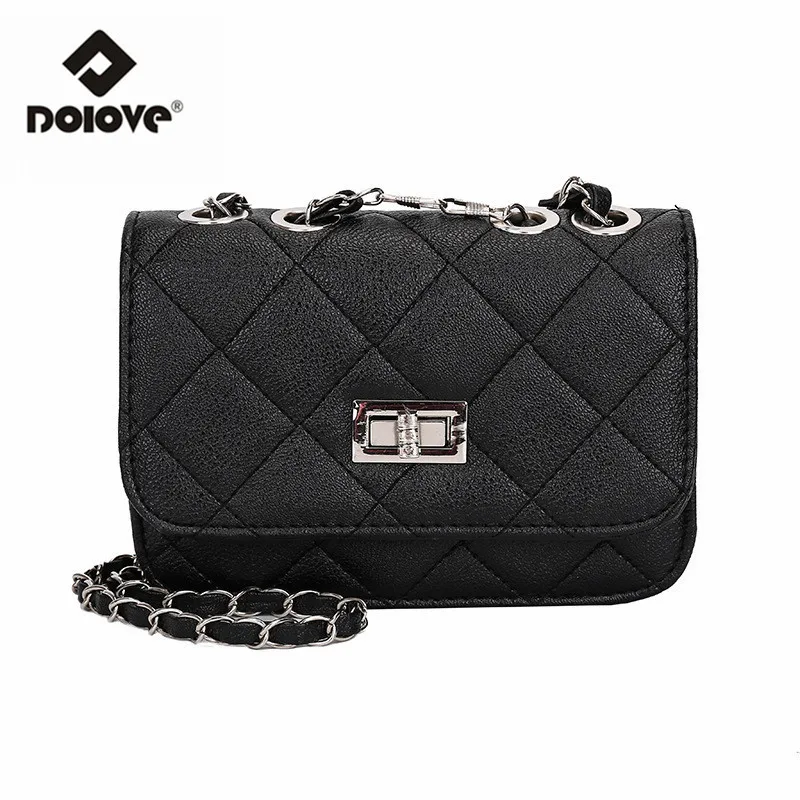 

2019 Spring New Korean Small Square Women Bag Shoulder Messenger Chain Change Small diagonal Cross-Handbag Wholesale